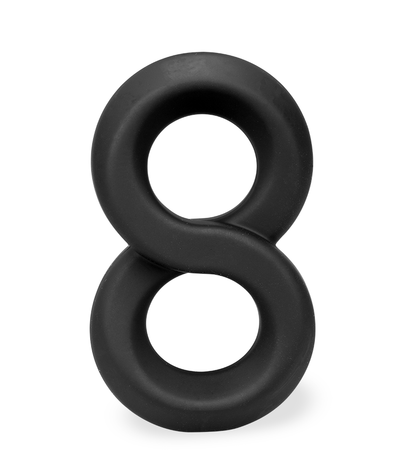 Cockring double en silicone médical Julo