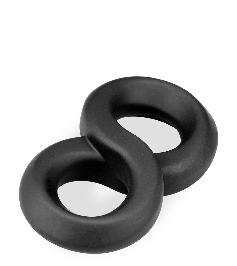 Cockring double en silicone médical Julo