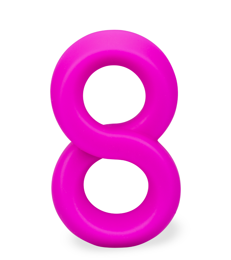 Cockring double en silicone médical Julo