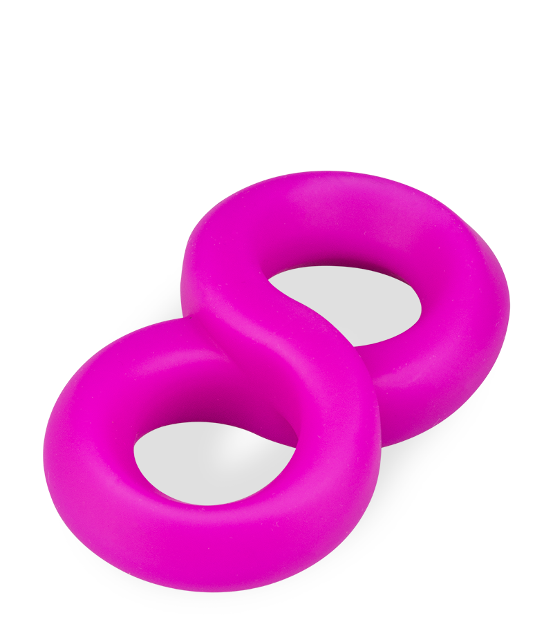 Cockring double en silicone médical Julo