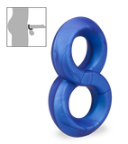 Cockring double en silicone médical Julo