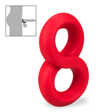 Charger l'image dans la galerie, Cockring double en silicone médical Julo