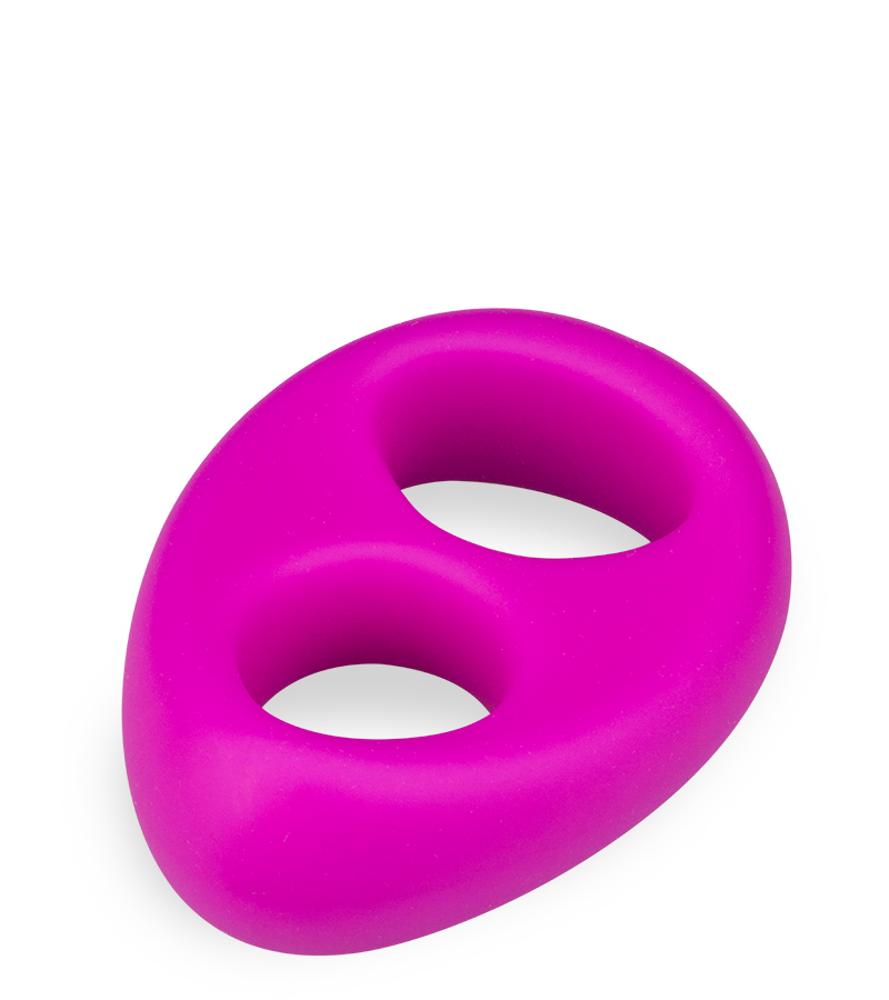 Cockring double en silicone médical Noot