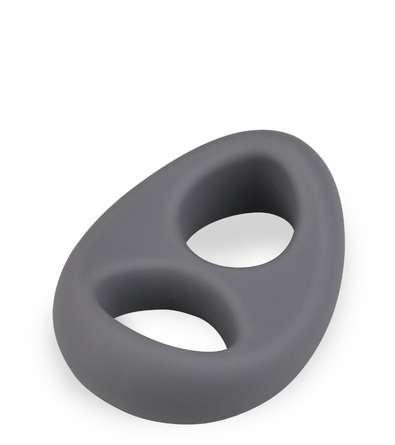 Cockring double en silicone médical Noot