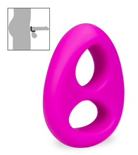 Charger l'image dans la galerie, Cockring double en silicone médical Noot