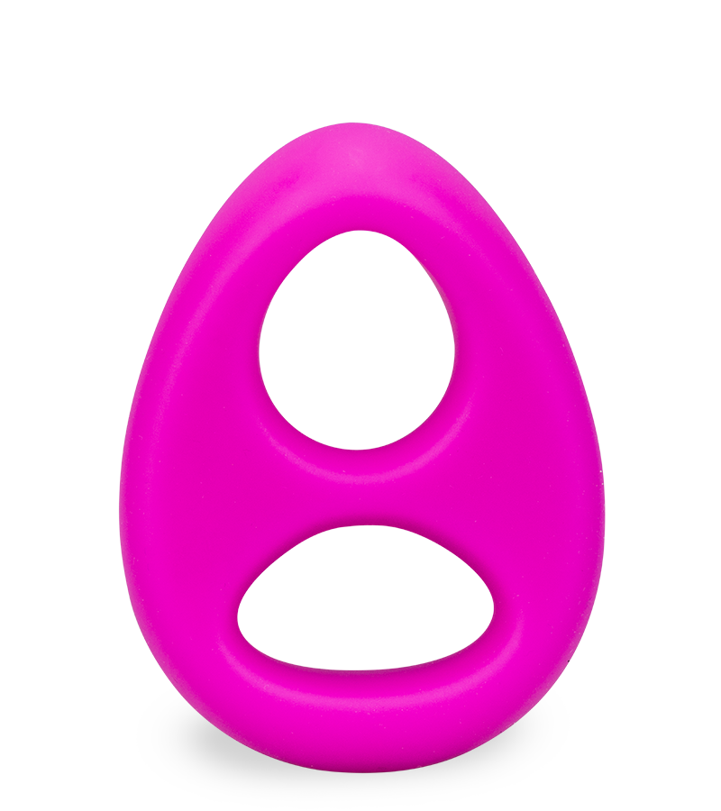 Cockring double en silicone médical Noot