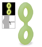 Cockring double en silicone phosphorescent Sloom