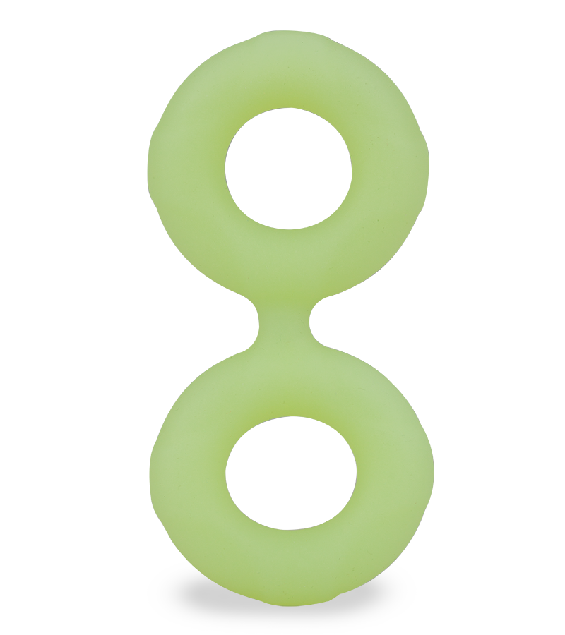Cockring double en silicone phosphorescent Sloom