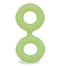 Charger l'image dans la galerie, Cockring double en silicone phosphorescent Sloom