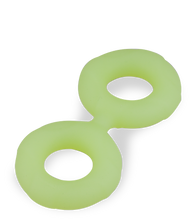 Charger l'image dans la galerie, Cockring double en silicone phosphorescent Sloom