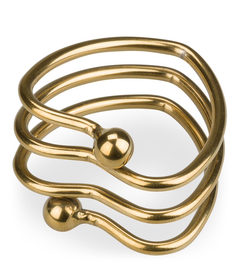 Cockring en métal cœur Loving