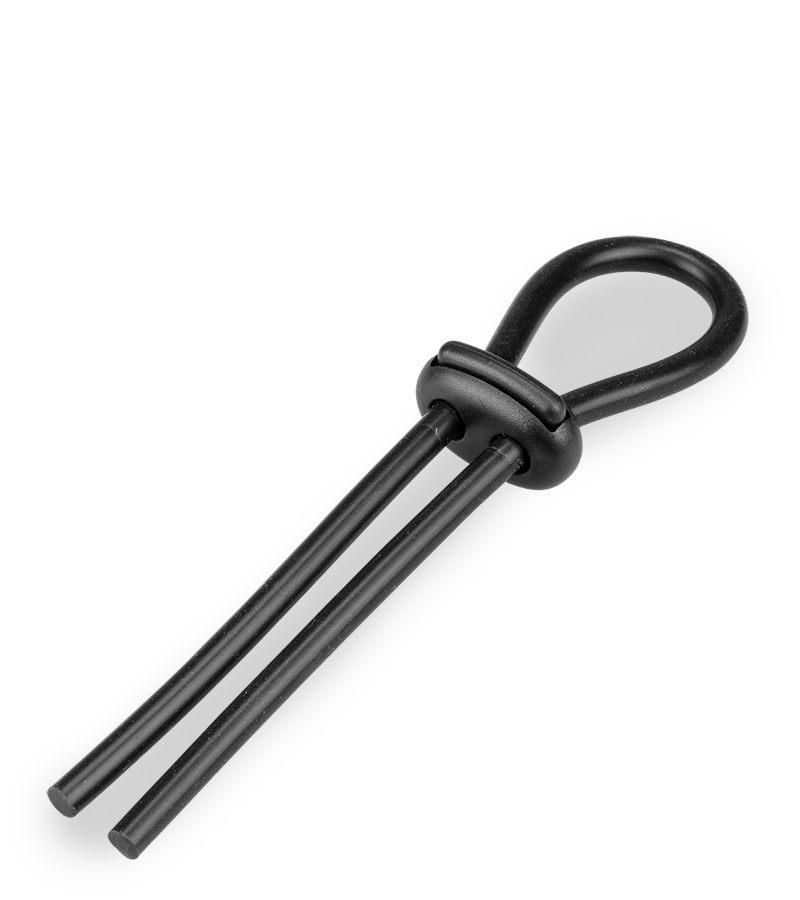 Cockring réglable en silicone médical Ding