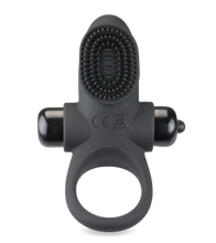 Charger l'image dans la galerie, Cockring vibrant avec stimulateur clito cunnilingus