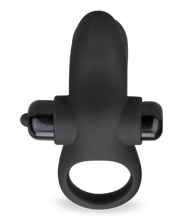 Charger l'image dans la galerie, Cockring vibrant avec stimulateur clito cunnilingus