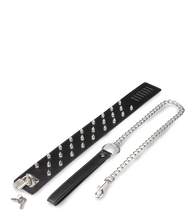 Charger l'image dans la galerie, Collier BDSM cuir et pointes