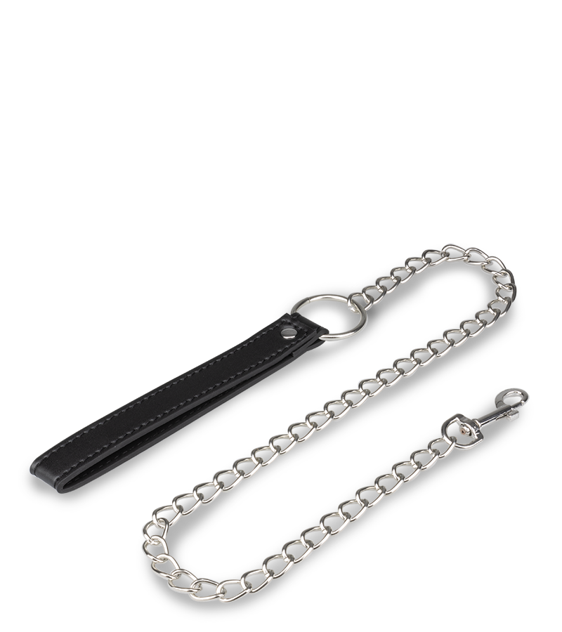 Collier BDSM pointes et chaîne