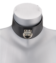 Charger l'image dans la galerie, Collier cuir BDSM et laisse chaine avec cadenas
