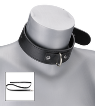 Charger l'image dans la galerie, Collier cuir et laisse cuir BDSM