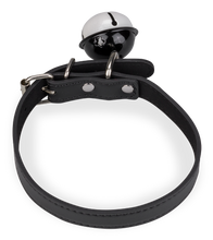 Charger l'image dans la galerie, Collier en similicuir avec gros grelot