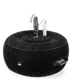 Coussin gonflable rond avec gode vibrant Crazy Rider