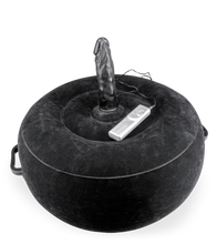 Charger l'image dans la galerie, Coussin gonflable rond avec gode vibrant Crazy Rider