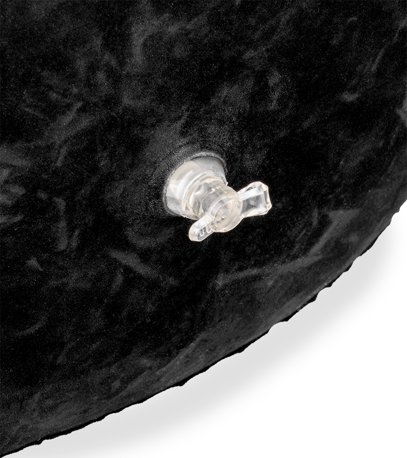 Coussin gonflable rond avec gode vibrant Crazy Rider