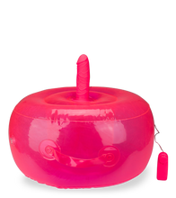 Charger l'image dans la galerie, Coussin gonflable rond avec gode vibrant Ride Me