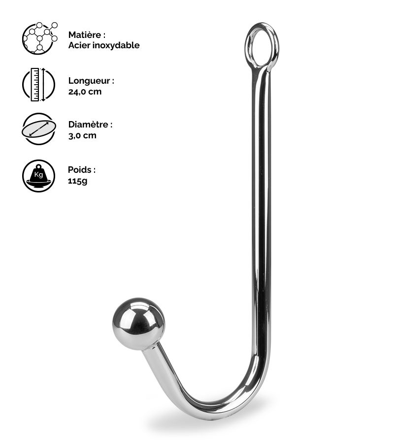 Crochet anal 1 boule Stooge