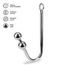 Charger l'image dans la galerie, Crochet anal 2 boules Holder