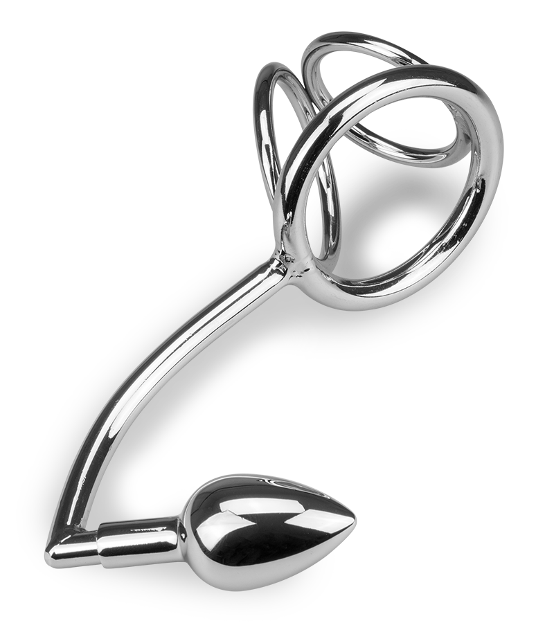 Crochet anal avec triple cockring Bondy
