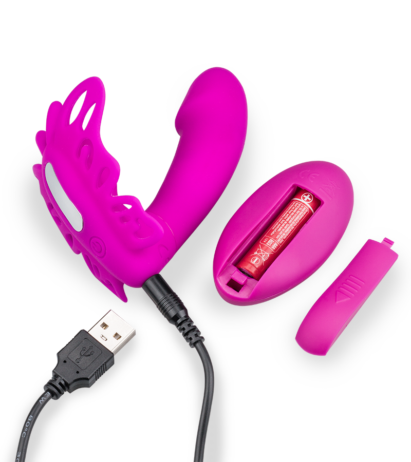 Culotte vibrante clitoris et point G pulsations et vibrations