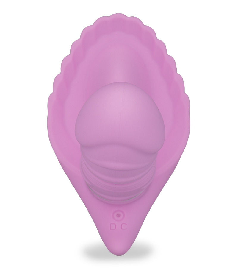 Culotte vibrante gode va-et-vient coquillage