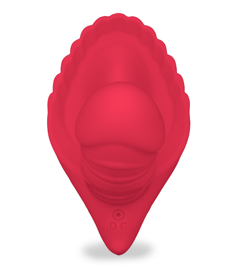 Culotte vibrante gode va-et-vient coquillage