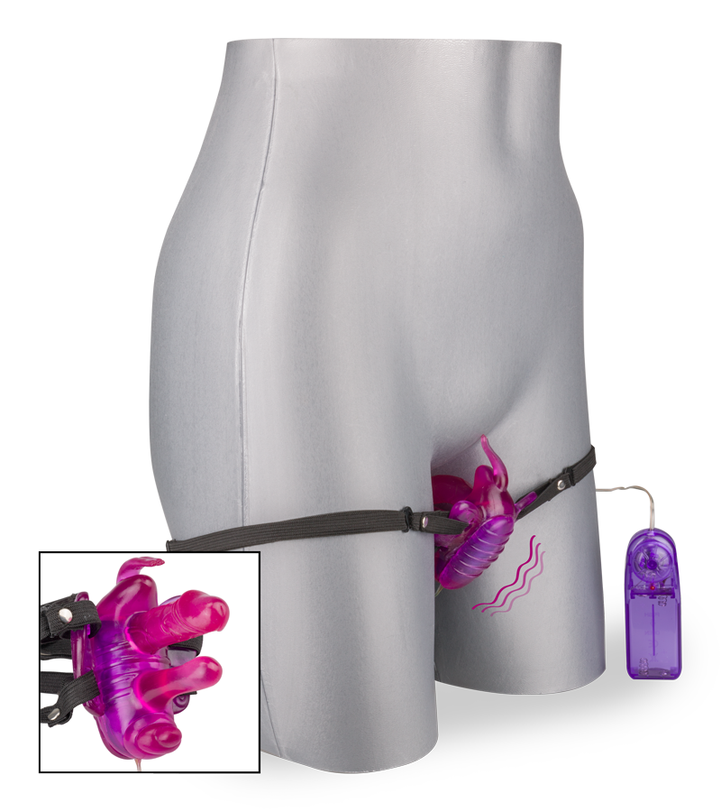 Culotte vibrante papillon triple stimulation