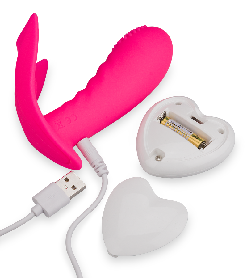 Culotte vibrante petits picots télécommandée