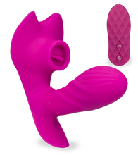 Charger l'image dans la galerie, Culotte vibrante spécial cunni et gode chauffant