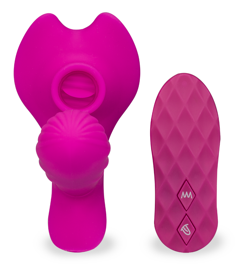 Culotte vibrante spécial cunni et gode chauffant