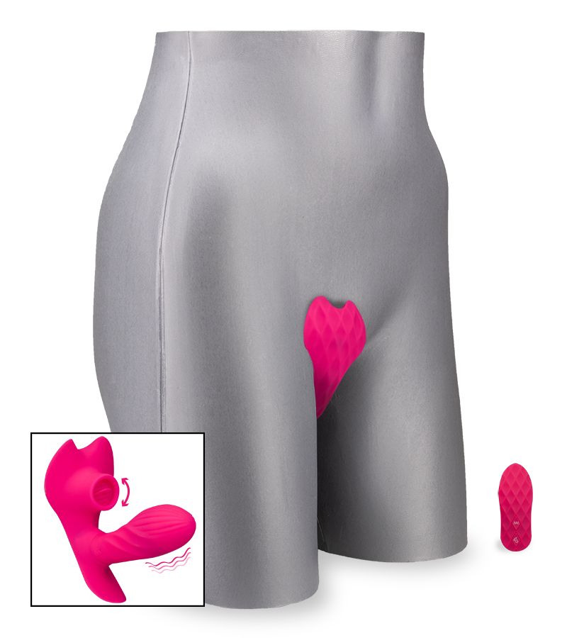 Culotte vibrante spécial cunni et gode chauffant