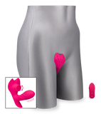 Culotte vibrante spécial cunni et gode chauffant