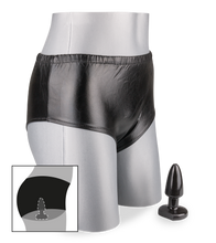 Charger l'image dans la galerie, Culotte vinyle plug anal