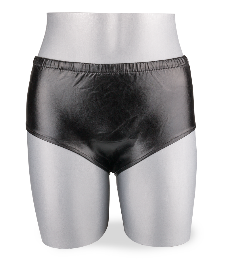 Culotte vinyle plug anal