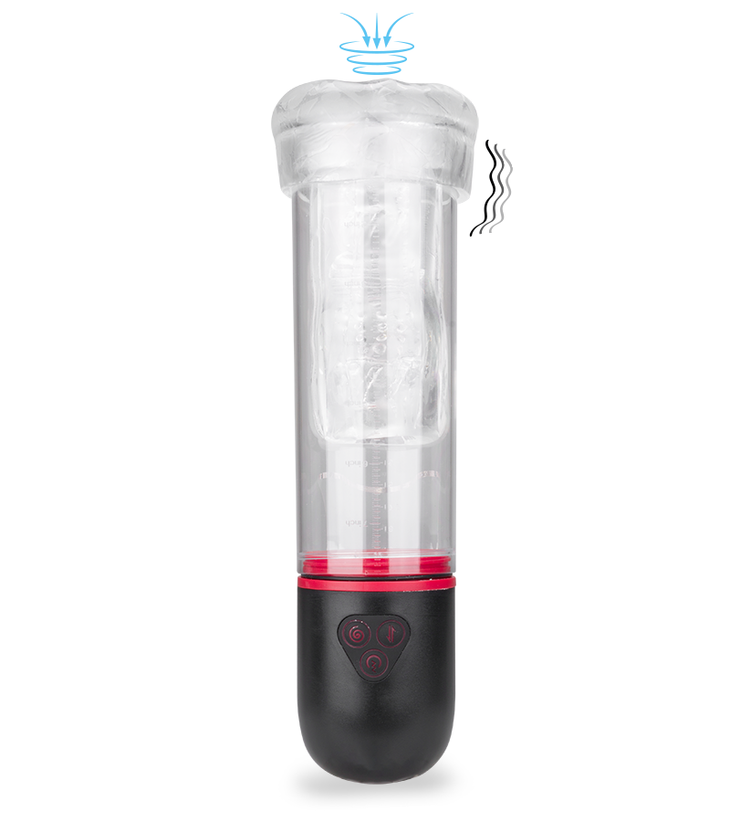 Développeur de pénis automatique et vibrant + insert vagin Air 2