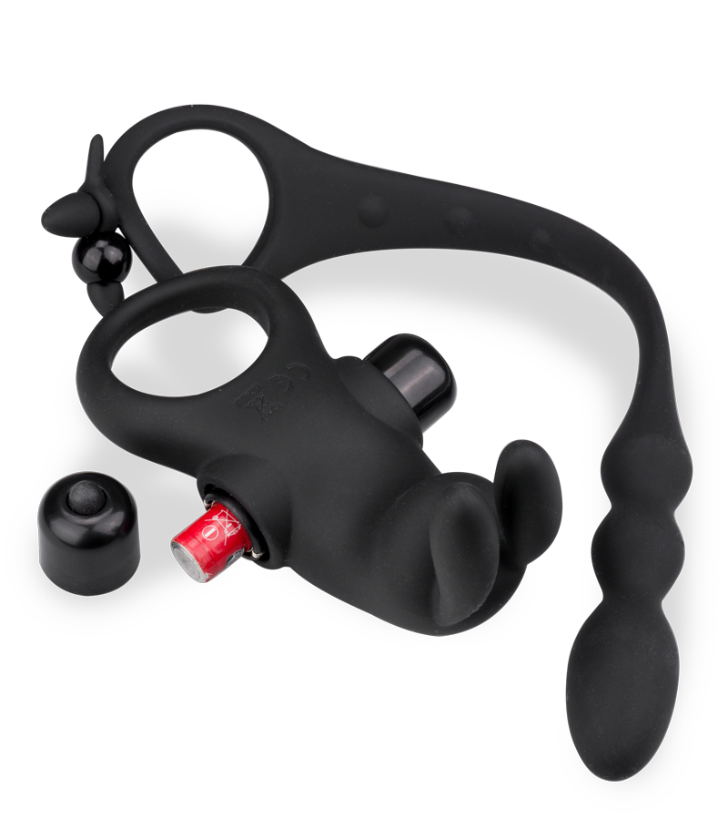 Double anneau cockring 2-en-1