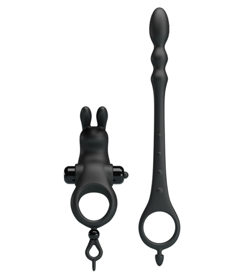 Double anneau cockring 2-en-1