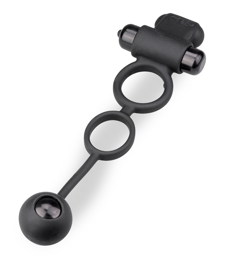 Double anneau cockring boule anale vibrant 10 vitesses