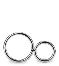 Charger l'image dans la galerie, Double anneau cockring en inox Eight