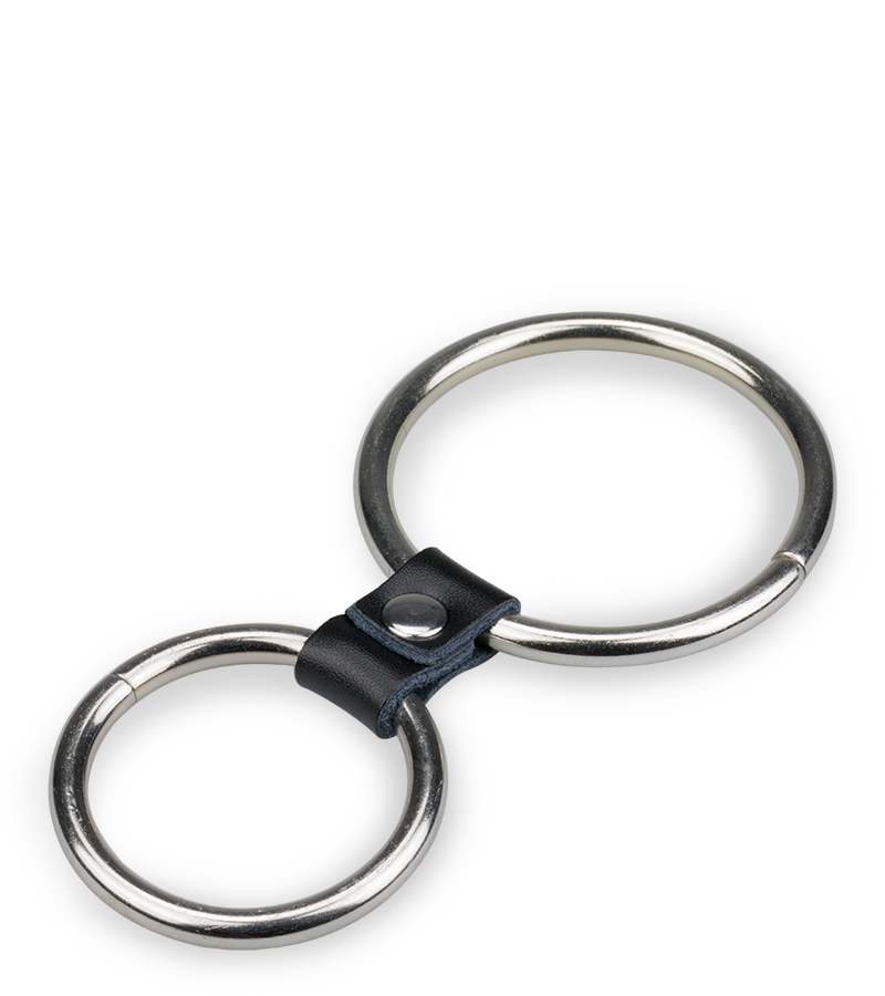 Double anneau cockring métal