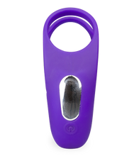 Charger l'image dans la galerie, Double anneau vibrant avec stimulateur de clitoris Bora