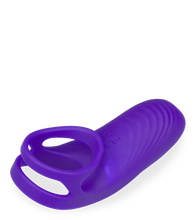 Charger l'image dans la galerie, Double anneau vibrant avec stimulateur de clitoris Bora