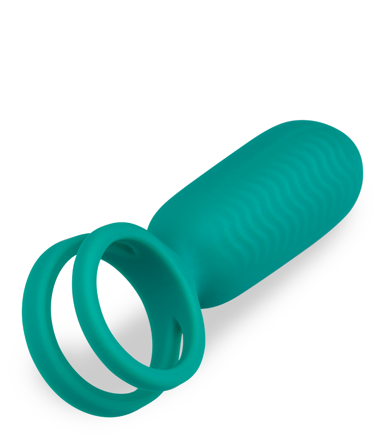 Double anneau vibrant avec stimulateur de clitoris Unity